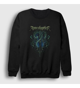 Presmono Unisex Siyah Music Apocalyptica Sweatshirt 384803tt