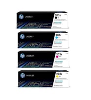 Hp 203X Cf540X-541X-542X-543X Yüksek Kapasiteli Orjinal Toner Set (Çok Renkli)