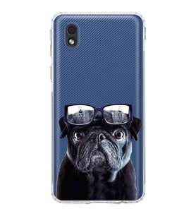 PrintiFy Samsung Galaxy A01 Core ile Uyumlu Köpek 3 Kamera Korumalı Şeffaf Kılıf