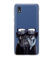 PrintiFy Samsung Galaxy A01 Core ile Uyumlu Köpek 3 Kamera Korumalı Şeffaf Kılıf