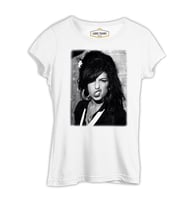 Amy Winehouse - Back To Black Beyaz Kadın Tshirt