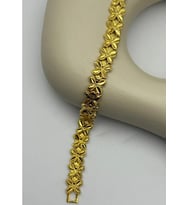 22K Altın Kaplama Kelebek Bileklik - 25-22k97 (Gold)
