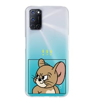 Oppo A52/A72/A92 Uyumlu Tom ve Jerry Tasarımlı Şeffaf Telefon Kılıfı