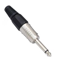 6.3 Mm Mono Gitar Jack Metal - 7074