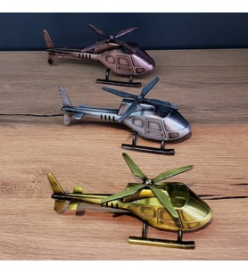 Dekoratif Metal Helikopter