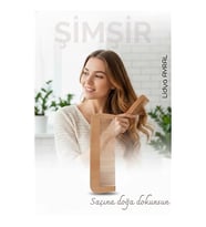 Doğal Şimşir Ahşap Tarak – 16 Cm, Anti-Statik, Kepek Karşıtı El Yapımı