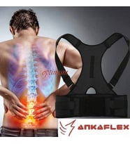Ankaflex Dik Duruş Kamburluk Önleyici Sırt Bel Korsesi Manyetik D