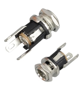 IC-258A Dc Jak Üstten Somunlu 2.1Mm Somunlu Ø8Mm