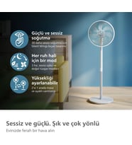 Philips Silentwings Teknolojisi Ile Güçlü Ve Süper Sessiz Ayaklı Vantilatör. 19 Db. 2'Si 1 Arada Mas