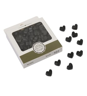 Mühür Mumu Eritme Kalp Boncuk Paket Model No: 101 KÖMÜR SİYAH