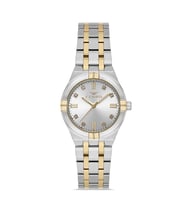 Ferro Quartz Çelik Altın/Gri 35 mm Kadın Kol Saati