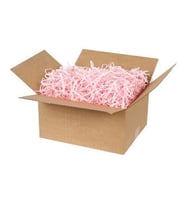 Zikzak Kırpık Kağıt Dolgu Malzemesi - Pembe - 250Gr.