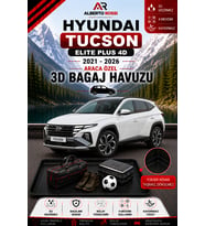 Oty Hyundai Tucson Elite Plus 4D 2021 - 2026 Araca Özel 3D Bagaj Havuzu