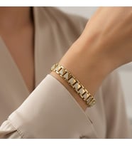 XUPİNG JEWELRY KARE TAŞLI MODEL BİLEKLİK