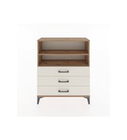 Arges Şifonyer 2 Raflı 3 Çekmeceli 88x30x106 Çam-Aytaşı