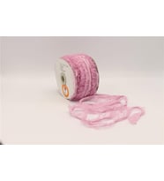 Fırfırlı Lastikler 18 mm Genişlik - 25 mt Gül Kurusu