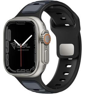 Lexroo Aple Watch Series SE/11/10/9/8/7/6/5/4/3 ile Uyumlu Silikon Kordon 46mm/45mm/44mm