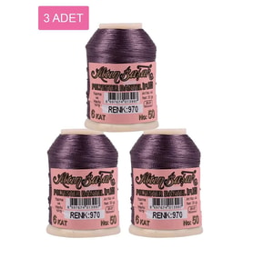 3 Adet Altınbaşak Oya ve Dantel İpi 20 gr - Royaleks - No: 970