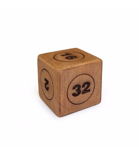 Shark Anatolia Ahşap Vido Zar Doubling Cube 45x45mm