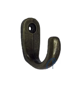 Büyük Tekli Fincan Askı, Dekor Askısı - Antik, 12x23x30 mm