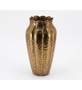 PANALI METAL DEKORATİF VAZO ORTA BOY 46,5 x 24,5 cm