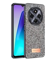 Onegif Xiaomi Redmi 14c Bright Simli Kapak - Gold