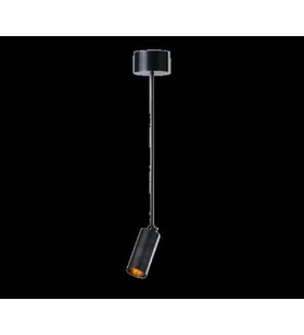 MYLIGHTS RETRO HAREKETLI  LED AVIZE APLIK TEZGAH BAR USTU VITRIN OBJE AYDINLATMA LED AMPUL DAHILDIR (Siyah)