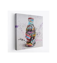 Kola Graffiti Kanvas Duvar Tablosu Banksy Tarzı Sokak Graffiti Posteri-5346