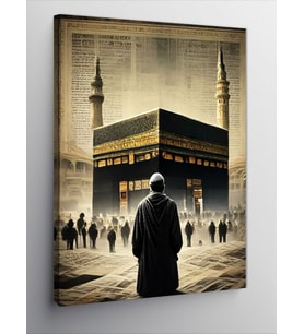 Kanvas Tablo Gazete Fon Kabe