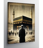 Kanvas Tablo Gazete Fon Kabe