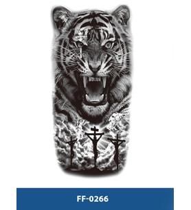 FF-266 ORTA BOY ASLAN DESEN GEÇİCİ DÖVME-TATTO