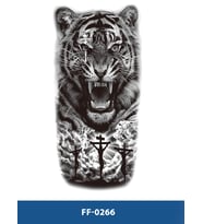 FF-266 ORTA BOY ASLAN DESEN GEÇİCİ DÖVME-TATTO