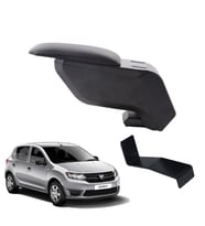 Dacia Sandero 2013 Delmesiz Çelik Ayaklı Siyah Kolçak Kol Dayama