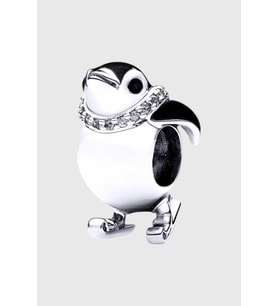 Kayakçı Penguen Charm  925 Ayar Gümüş