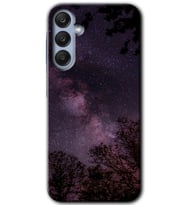Galaxy A25 Kılıf HD Desen Baskılı Kılıf - Gece Galaksi