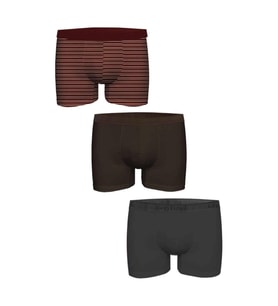 JOHN FRANK ÜÇLÜ NATURAL MODAL BOXER White