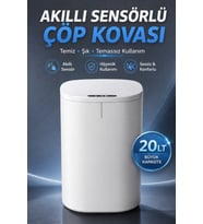 Sensörlü Çöp Kovası 20L Otomatik Kapak Temassız