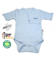 Sema Baby Yarım Kol Kaşkorse Badi (Body) - Mavi 6-12 Ay