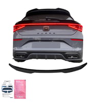 CUPRA Leon MK1 2020-2024 Alt Spoiler / CUPRA Leon MK1 Makyajlı 2024+ Alt Spoiler (Siyah)
