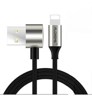 Floveme 2in1 Tek Kabloda Ligtning ve Mikro Usb Bir Arada Kablo 2.4A 100Cm Cep Telefonu Şarj Kablosu