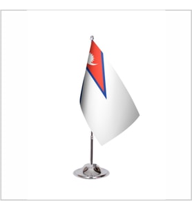 Nepal Tekli Masa Bayrağı