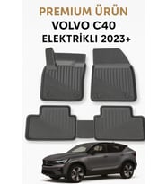 Volvo C40 Elektrikli 2023+ Uyumlu 3D Oto Paspas Premium