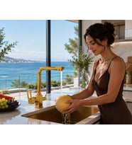 Stilla Gold Arıtma Çıkışlı Evye Bataryası Acar 06.01.323