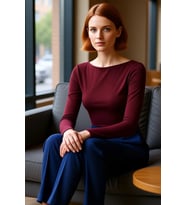 Kadın Fitted Kayık Yaka Uzun Kollu Basic Bluz Şık ve Konforlu Günlük Kullanım İçin İdeal İki Renk