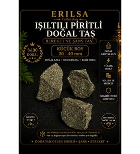 Sertifikalı Işıltılı Pirit Taşı Kütle 20-40 mm Küçük Boy Doğal Taş Kütle