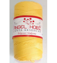 Angel Çanta Aksesuar Sarı Renk Polyester Makrome