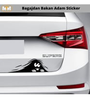Bagajdan Bakan Adam Oto Sticker 15 CM