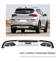 Hyundai Tucson Arka Tampon Koruması  2018-2021 Arası Uyumlu