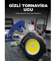 SB Type-C Şarjlı COB LED Çok Amaçlı Acil Durum Feneri Kamp Araç ve Günlük Kullanım