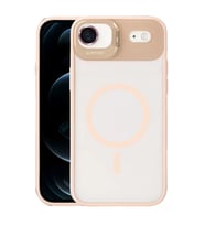 Iphone 17 Air Remim Lensli Magsafe Standlı Kapak - Pembe